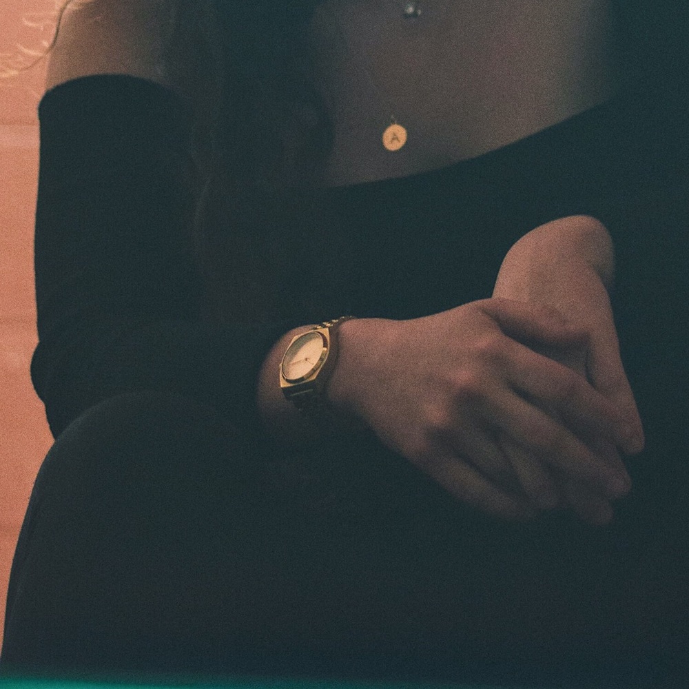 Nixon gold watch